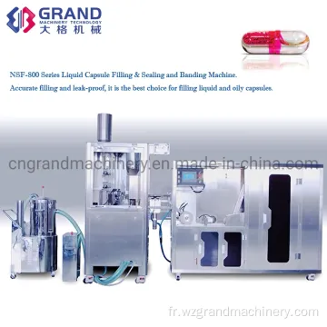 Machines pharmaceutiques Machine de remplissage de capsules durs liquides